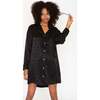 The Women's Night Shirt, Black - Nightgowns - 3