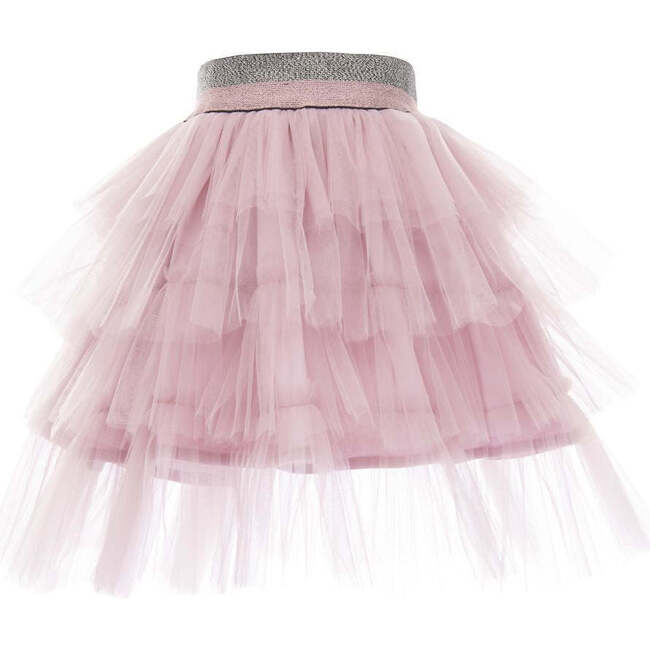 Ruffle Tulle Skirt, Pink