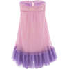 Sleeveless Ruffle Tulle Dress, Pink - Dresses - 2 - thumbnail