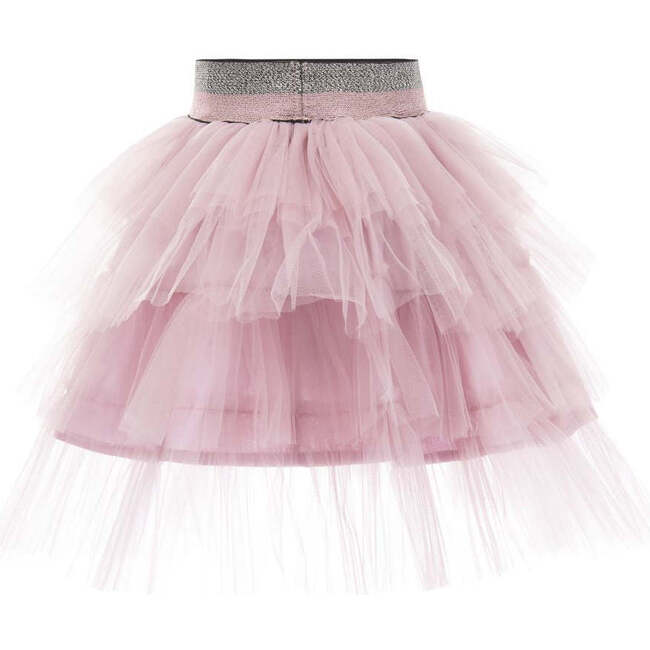 Ruffle Tulle Skirt, Pink - Skirts - 2