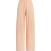 Women's Zoe Drawstring Pant, Peach Melange - Loungewear - 1 - thumbnail
