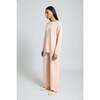 Women's Zoe Drawstring Pant, Peach Melange - Loungewear - 3