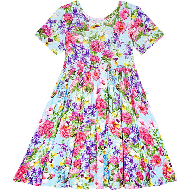 Short Sleeve Basic Twirl Dress, Hadley