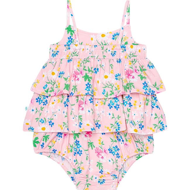 Basic Ruffled Spaghetti Romper, Nicole - Onesies - 2