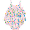 Basic Ruffled Spaghetti Romper, Nicole - Onesies - 2