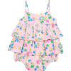 Basic Ruffled Spaghetti Romper, Nicole - Onesies - 1 - thumbnail