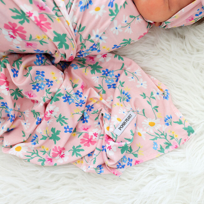 Infant Swaddle and Headwrap Set, Nicole - Swaddles - 4