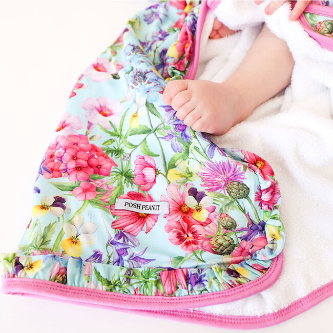 Ruffled Hooded Towel, Hadley - Bath Towels - 3