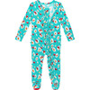 Ladybug Footie Ruffled Zippered One Piece - Pajamas - 2