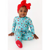 Ladybug Footie Ruffled Zippered One Piece - Pajamas - 4