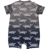 Baby Origami Ombre Whale Romper, True Navy - Rompers - 2 - thumbnail