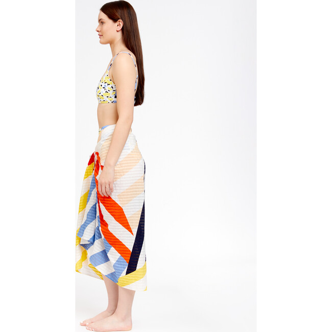 Women's Elora Sarong, Geo Print Marine Navy Multi - Cover-Ups - 3