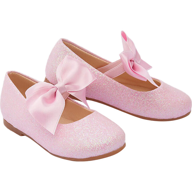 Bubblegum Baby Bow Flats, Pink