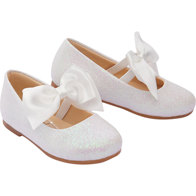 Baby Bow Flats, White