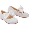 Baby Bow Flats, White - Flats - 1 - thumbnail