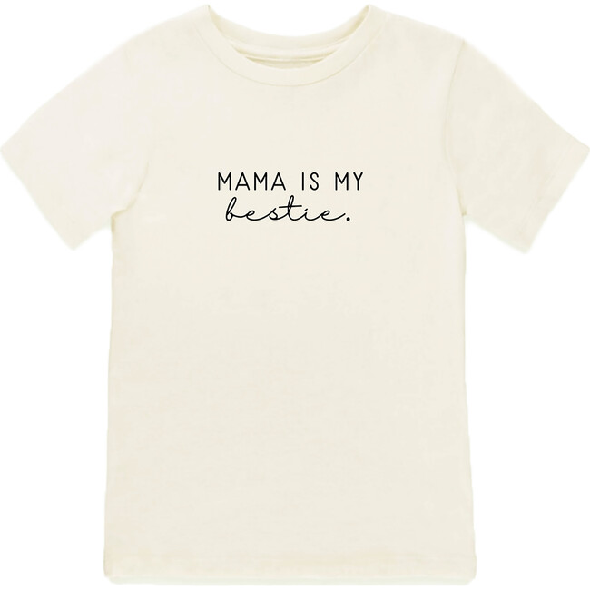 Mama is My Bestie Short Sleeve Tee, Black - Tees - 1