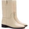 Women's Barb Boot, Ivory - Boots - 4