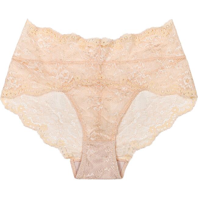 Women's Lace Maternity Brief, Nude