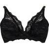 Women's Lace Nursing Bralette, Black - Nursing Bra - 1 - thumbnail