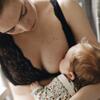 Women's Lace Nursing Bralette, Black - Nursing Bra - 4