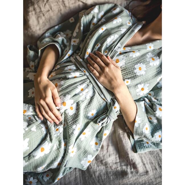 Women's Daisy Robe, Sage - Robes - 5