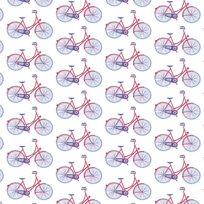 Wells Boys' Woven Pima Cotton Jon Jon, Pedaling Patriotic