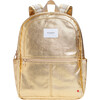 Kane Kids Backpack, Gold - Bags - 1 - thumbnail