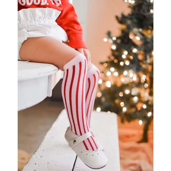 Knee High Socks, Candy Stripe - Socks - 3