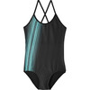 Tropiikki Swimsuit, Black - One Pieces - 1 - thumbnail