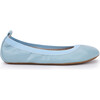 Miss Samara Patent Ballet Flat, Dusty Blue - Flats - 1 - thumbnail
