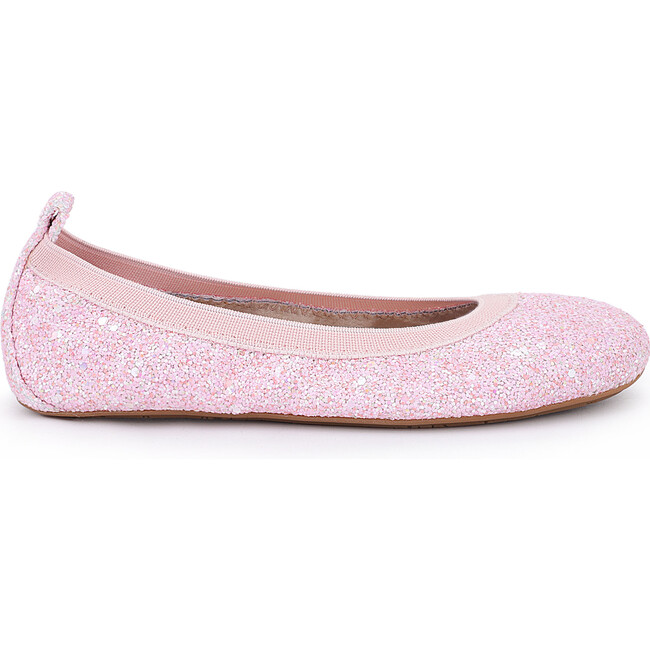 Miss Samara Ballet Flat, Light Pink Glitter