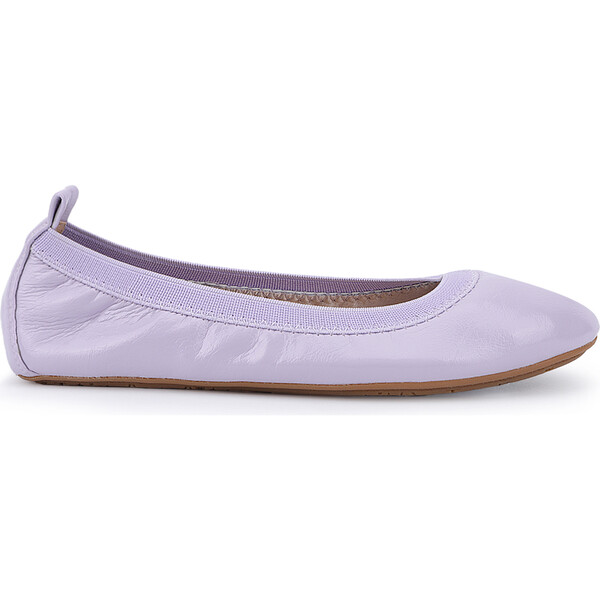 Miss Samara Patent Ballet Flat, Dusty Lavender - Yosi Samra Shoes ...