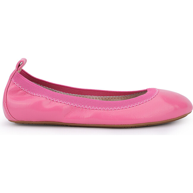 Miss Samara Patent Ballet Flat, Bubble Gum Pink - Yosi Samra Shoes ...