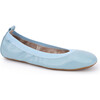 Miss Samara Patent Ballet Flat, Dusty Blue - Flats - 2 - thumbnail