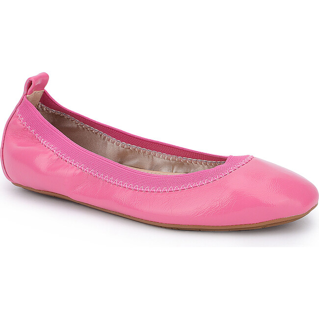 Miss Samara Patent Ballet Flat, Bubble Gum Pink