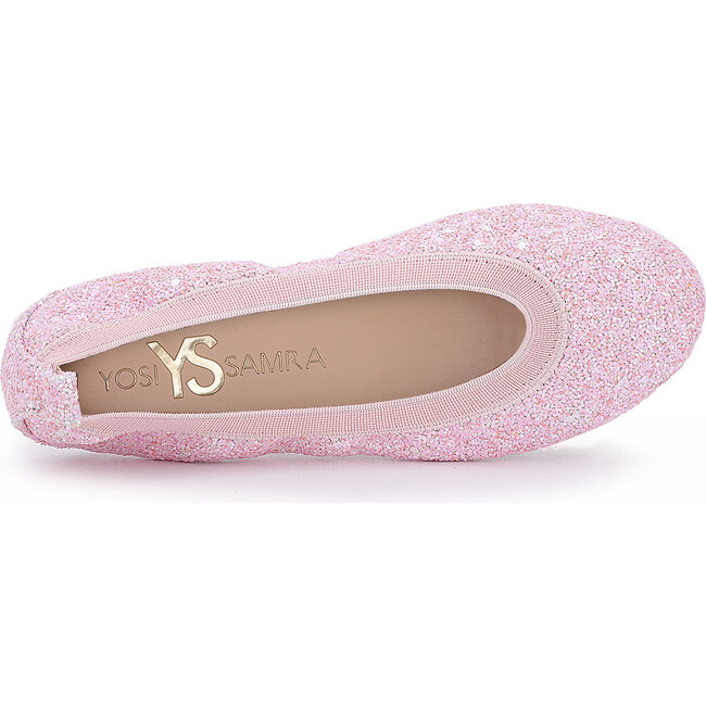Miss Samara Ballet Flat, Light Pink Glitter - Flats - 4