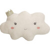 Reine Cloud Pillow, White and Gold - Plush - 1 - thumbnail
