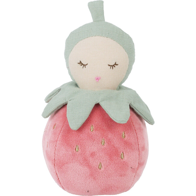 Strawberry Chime Toy, Pink - Plush - 1