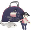 Pirate Play Case Set, Navy - Plush - 1 - thumbnail