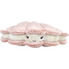 Pearl Oyster Velvet Pillow, Pink - Plush - 1 - thumbnail