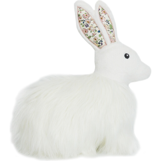 Fluffy Bunny Pillow, White - Plush - 1