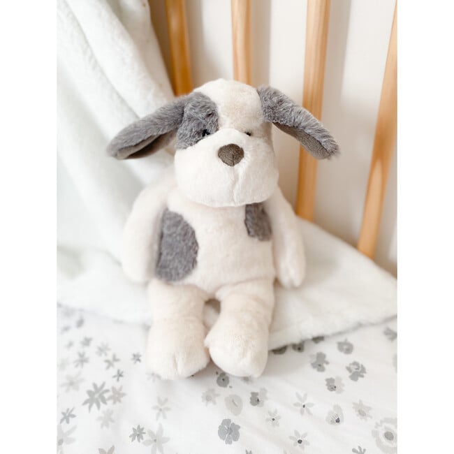 Polka Dot Floppy Dog, Grey - Plush - 4