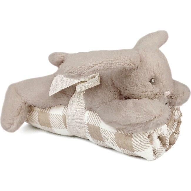 Blankie Bunny Gift Set, Tan - Blankets - 1