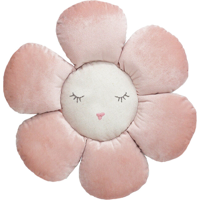 Bloom Flower Pillow, Pink