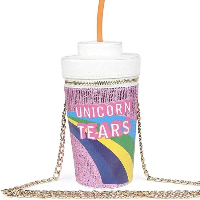 Unicorn Tears Cross Body Purse, Pink - Bags - 1
