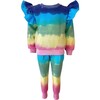 Rainbow Dip Dye Waffle Set, Multi - Mixed Apparel Set - 1 - thumbnail