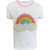 Rainbow Pearl Patch T-Shirt, Multi - T-Shirts - 1 - thumbnail