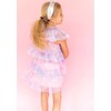 Water Color Tulle Dress, Pink - Dresses - 4