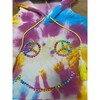 Peace Eye Emoji Gems Tie Dye Set, Multi - Mixed Apparel Set - 3
