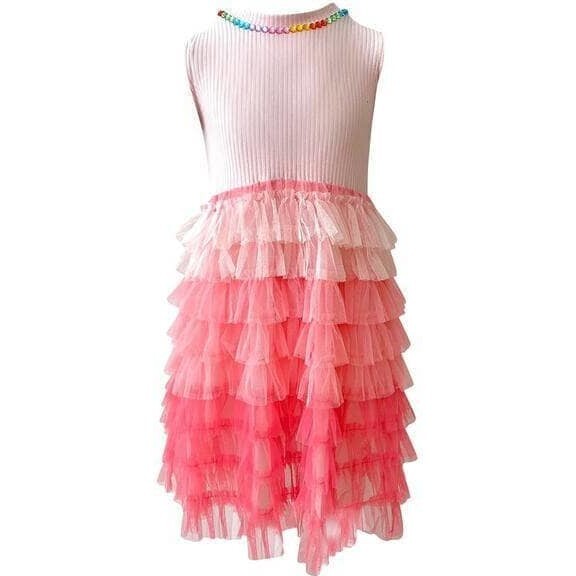Ombre Jewel Dress, Pink